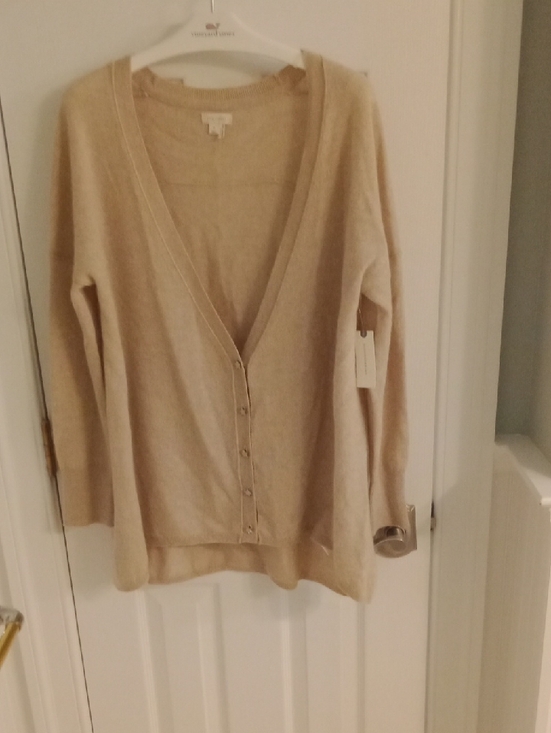 Pilcro Sweaters - Pilcro Cream V-Neck Button Cardigan